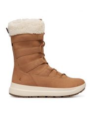 ECCO Śniegowce Solice 42021302291 Brązowy. Brązowe trapery i śniegowce ecco, z nubiku. Za 949.99 zł.