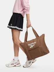 Reebok Torebka CWBEO-RBK-M-013-10 Brązowy. Brązowe shopper Reebok, bez wzorów, z materiału, bez dodatków. Za 79.99 zł.