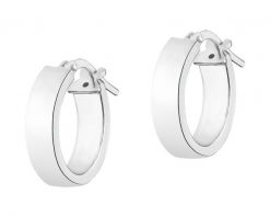 Kolczyki srebrne - koła, 13 mm. Szare kolczyki Apart, srebrne. Za 124.00 zł.