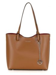 Mia Tomazzi Skórzana torebka w kolorze jasnobrązowym - 31 x 26 x 14 cm rozmiar: onesize. Brązowe torby na ramię Mia Tomazzi, bez wzorów, z materiału, na ramię, bez dodatków. Za 396.24 zł.