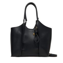 Torebka Aldo. Czarne shopper Aldo, bez wzorów, bez dodatków. Za 379.99 zł.