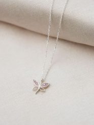 Heliophilia Srebrny naszyjnik z zawieszką - dł. 43 cm rozmiar: onesize. Szare naszyjniki Heliophilia, z cyrkonią, srebrne. Za 43.99 zł.