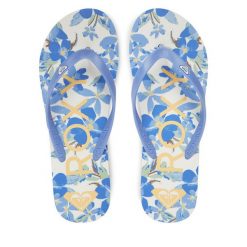 Japonki Roxy. Niebieskie klapki Roxy, bez zapięcia. Za 59.99 zł.