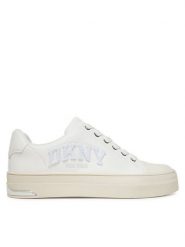 DKNY Trampki York K3511777 Biały. Białe trampki DKNY, bez wzorów, ze skóry, bez zapięcia. Za 439.99 zł.