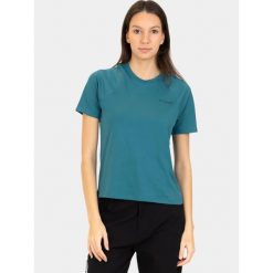 Koszulka sportowa damska Columbia Summit Valley. Zielone koszulki sportowe Columbia, bez wzorów, bez ramiączek, trekkingowe. Za 229.00 zł.