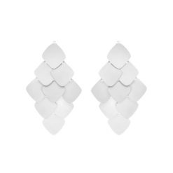 Kolczyki wiszące Snake XL piaskowane, posrebrzane. Żółte kolczyki Lilou, posrebrzane. Za 269.00 zł.