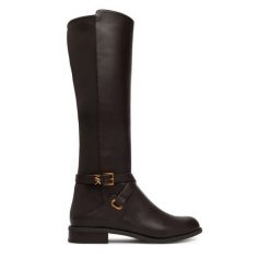 Kozaki MICHAEL Michael Kors. Brązowe kozaki MICHAEL Michael Kors, bez obcasa, na płaskiej podeszwie, bez zapięcia. Za 1,239.00 zł.