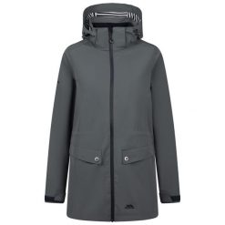 Trespass Tiverton - Damska kurtka przeciwdeszczowa Teal Mist. Szare kurtki sportowe Trespass, bez wzorów, bez kaptura. Za 421.99 zł.