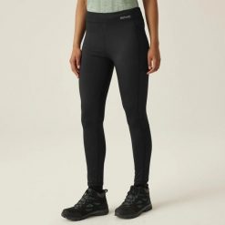 Legginsy damskie Regatta Holeen II. Czarne legginsy Regatta, uniwersalny, bez wzorów, z elastanu. Za 129.00 zł.