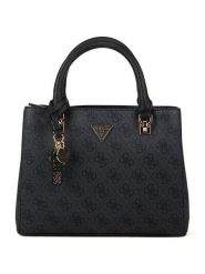 Guess Torebka w kolorze czarnym - 25 x 19 x 5,5 cm rozmiar: onesize. Czarne torby na ramię Guess, z aplikacjami, z materiału, przez ramię, bez dodatków. Za 404.99 zł.