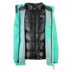 Kurtka narciarska 3 w 1 damska z odwracalnym designem Peak Mountain Acixi. Zielone kurtki narciarskie Peak Mountain, s, bez wzorów, z puchu, bez kaptura, narciarskie. W wyprzedaży za 356.50 zł.