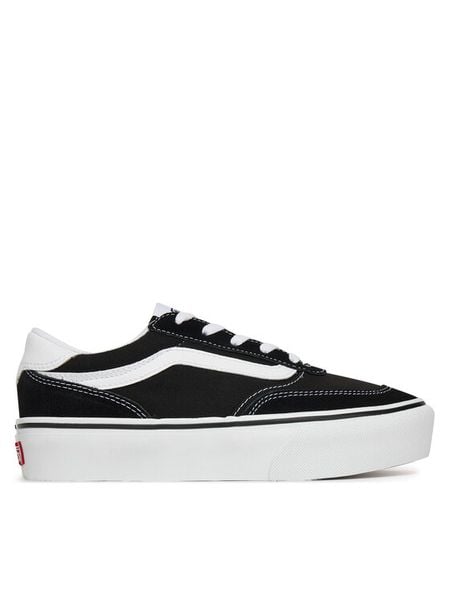 Vans Tenisówki C-BROOKLYN LS PLATFORM VN000DC4BA2 Czarny. Czarne trampki Vans, bez wzorów, ze skóry, bez zapięcia. Za 319.99 zł.