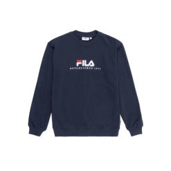 Bluza Fila Valsera Logo. Niebieskie bluzy Fila, uniwersalny, bez wzorów, z dresówki, bez kaptura. Za 254.50 zł.