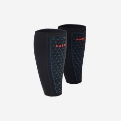 Getry neoprenowe Nabaiji do swimrun. Brązowe legginsy sportowe NABAIJI, m, bez wzorów, z materiału, do biegania. Za 89.99 zł.