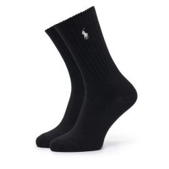 Skarpety długie Polo Ralph Lauren. Czarne skarpety Polo Ralph Lauren, bez wzorów. Za 89.99 zł.
