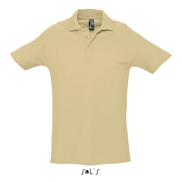 Polo Sol's Spring Ii. Brązowe koszulki polo SOL'S, s, bez wzorów, z bawełny, bez kołnierzyka, bez ramiączek. Za 132.50 zł.