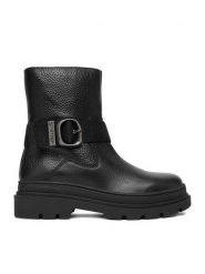 G-Star Raw Botki CEO-WI45-VR-3400-02 Czarny. Czarne botki G-Star Raw, bez wzorów, ze skóry, bez obcasa, na płaskiej podeszwie, bez zapięcia. Za 439.99 zł.