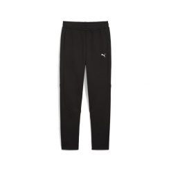 Damskie spodnie dresowe EVOSTRIPE PUMA Black. Czarne spodnie dresowe Puma, xs, bez wzorów, z dresówki. W wyprzedaży za 129.00 zł.