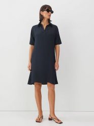 Someday Sukienka w kolorze granatowym rozmiar: 38. Niebieskie sukienki someday., bez wzorów, bez kołnierzyka, bez ramiączek, mini. Za 206.95 zł.