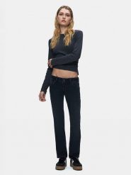 LTB Dżinsy "Molly 200" - Slim fit - w kolorze czarnym rozmiar: W26/L30. Czarne jeansy LTB, l, z aplikacjami. Za 166.88 zł.