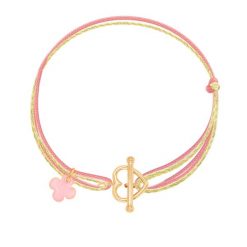 Bransoletka Cherry Blossom. Czerwone bransoletki Lilou, pozłacane. Za 167.00 zł.