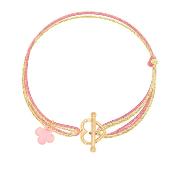 Bransoletka Cherry Blossom. Czerwone bransoletki Lilou, pozłacane. Za 167.00 zł.