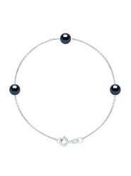 Pearl Addict Srebrna bransoletka z perłą rozmiar: onesize. Niebieskie bransoletki Pearl Addict, z perłą, srebrne. Za 173.99 zł.