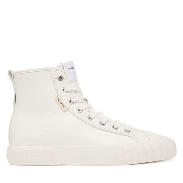Trampki Calvin Klein. Białe trampki Calvin Klein, bez wzorów, bez zapięcia. Za 409.99 zł.