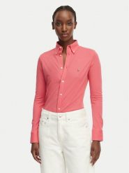 Polo Ralph Lauren Koszula 211924258503 Czerwony Slim Fit. Czerwone koszule Polo Ralph Lauren, l, bez wzorów, z bawełny, bez kołnierzyka, bez ramiączek. Za 729.99 zł.