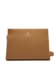Tommy Hilfiger Torebka Th Legacy Mini Crossover AW0AW17225 Brązowy. Brązowe listonoszki TOMMY HILFIGER, bez wzorów, ze skóry, bez dodatków. Za 259.99 zł.