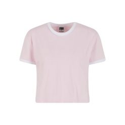 Koszulka damska Urban Classics Contrast Retro. Białe koszulki sportowe Urban Classics, bez wzorów, bez ramiączek. Za 93.00 zł.