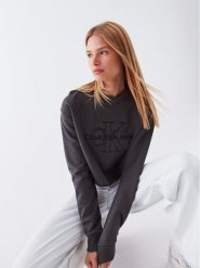 Calvin Klein Jeans Bluza J20J220696 Szary Relaxed Fit. Szare bluzy Calvin Klein Jeans, xs, bez wzorów, z bawełny, bez kaptura. Za 549.99 zł.