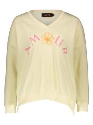 Miss goodlife Bluza "Amour" w kolorze jasnożółtym rozmiar: XL. Żółte bluzy miss goodlife, xl, bez wzorów, z bawełny, bez kaptura. Za 173.99 zł.