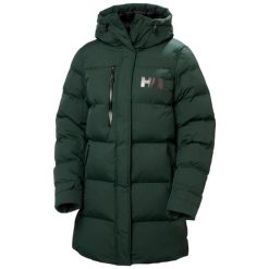 Parka damska z kapturem Helly Hansen Adore. Czarne parki Helly Hansen, z puchu, eleganckie, z kapturem. W wyprzedaży za 1,242.15 zł.