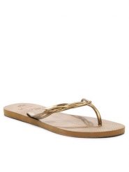 Havaianas Japonki 41232251856 Brązowy. Brązowe klapki Havaianas, bez wzorów, z gumy, bez obcasa. Za 59.99 zł.