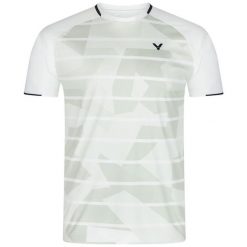 Koszulka do tenisa dla dorosłych Victor T-33104 A. Białe bluzki Victor, xs, bez wzorów, sportowe, bez kołnierzyka, bez ramiączek. Za 129.99 zł.