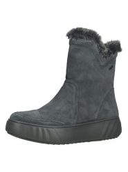 Ara Shoes Botki zimowe w kolorze antracytowym rozmiar: 38. Czarne botki Ara Shoes, na zimę, bez wzorów, z materiału, bez obcasa, na platformie, bez zapięcia. Za 241.33 zł.