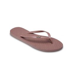 Japonki plażowe damskie Roxy VIVA IV. Brązowe klapki Roxy, bez wzorów, bez obcasa. Za 74.99 zł.
