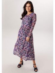 Aniston Sukienka w kolorze fioletowo-granatowym rozmiar: 42. Niebieskie sukienki Aniston, bez wzorów, bez kołnierzyka, bez ramiączek, maxi. Za 217.99 zł.