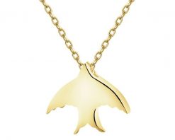 Złoty naszyjnik z cyrkonią - jaskółka. Żółte naszyjniki Apart, z cyrkonią, złote. Za 1,339.00 zł.