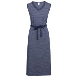 Trespass Loretta - Damska sukienka na co dzień w granatowe paski. Niebieskie sukienki Trespass, na co dzień, na lato, xs, bez wzorów, sportowe, bez kołnierzyka, bez ramiączek, sportowe. Za 245.99 zł.