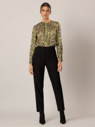 APART Spodnie w kolorze czarnym rozmiar: 40. Czarne spodnie materiałowe Apart, bez wzorów, z materiału, z podwyższonym stanem. Za 170.95 zł.