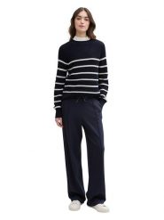 TOM TAILOR Denim Sweter w kolorze granatowo-białym rozmiar: XXL. Białe swetry TOM TAILOR DENIM, xxl, bez wzorów, z denimu, bez ramiączek. Za 83.62 zł.