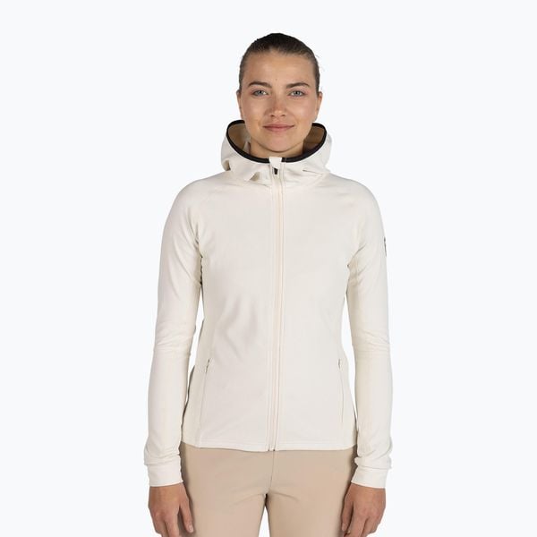 Bluza damska Rossignol Mid Layer Thin Full Zip cap. Białe bluzy Rossignol, l, bez wzorów, z elastanu, bez kaptura. Za 517.15 zł.