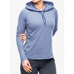 Bluza z kapturem damska Helly Hansen Verglas Light Hoodie. Niebieskie bluzy Helly Hansen, s, bez wzorów, z kapturem. Za 255.99 zł.