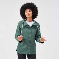 Kurtka turystyczna parka z membraną damska Bayla przeciwdeszczowa. Zielone parki Regatta, na zimę, xl, bez kaptura. W wyprzedaży za 282.45 zł.