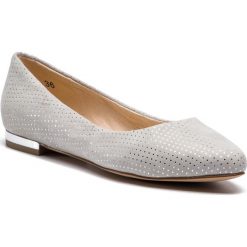 Baleriny CAPRICE - 9-22104-22 Lt Grey Dot.Su 212. Szare baleriny Caprice, bez wzorów, z materiału, bez obcasa. W wyprzedaży za 159.00 zł.