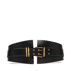 Pasek Damski Elisabetta Franchi. Czarne paski Elisabetta Franchi, bez wzorów. Za 939.99 zł.