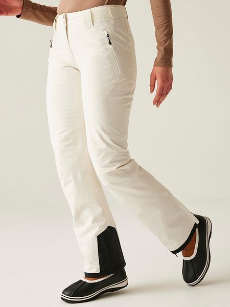 Dare 2b Spodnie narciarskie "Diminish" w kolorze kremowym rozmiar: 42. Brązowe spodnie dresowe Dare 2b, m, bez wzorów, narciarskie. Za 222.94 zł.