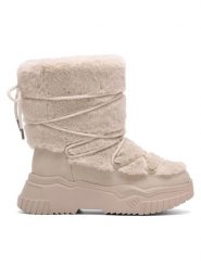 DeeZee Śniegowce NELA WS6009-01 Beżowy. Brązowe trapery i śniegowce DeeZee, z materiału. Za 99.99 zł.